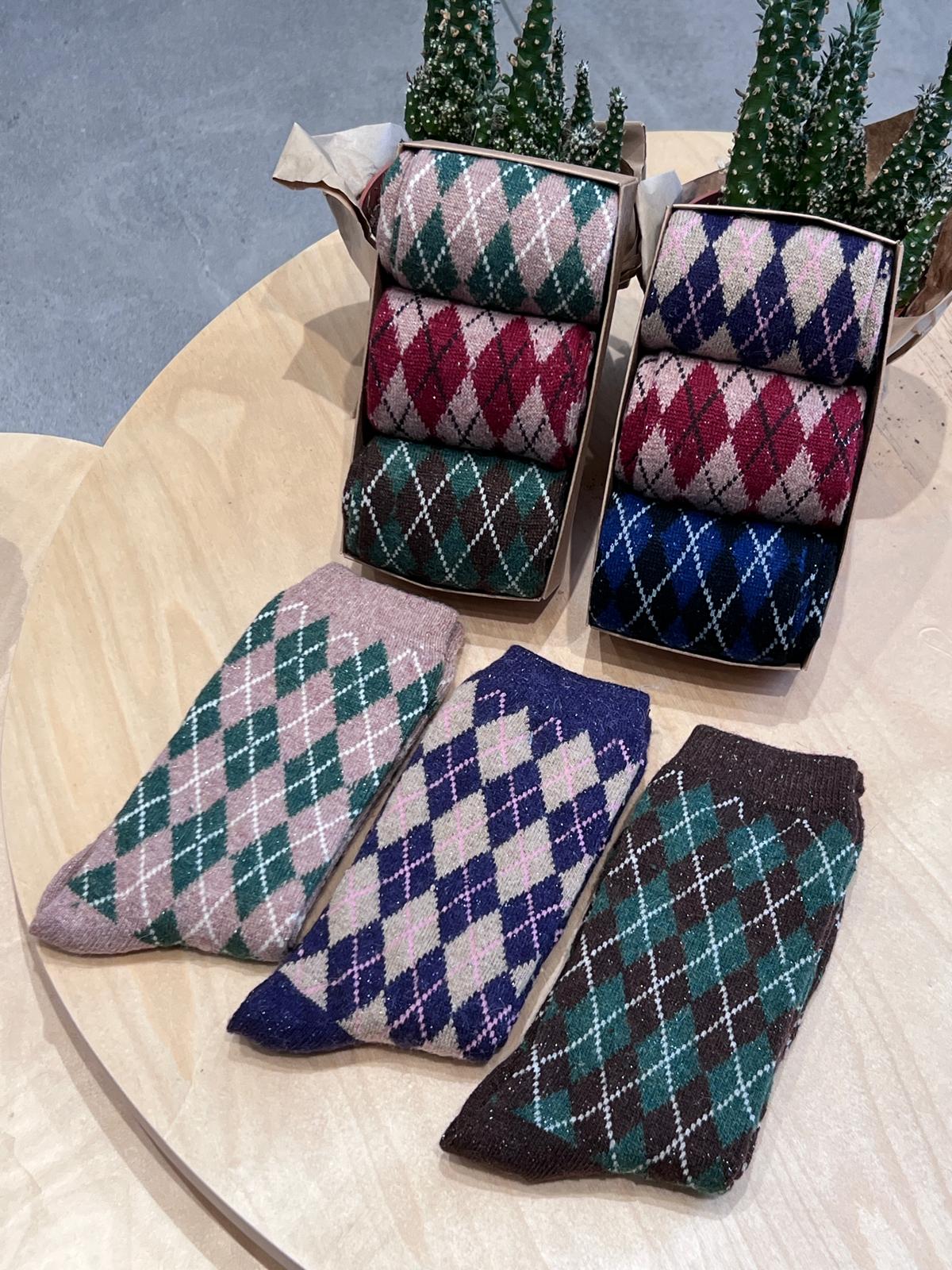 Calcetines largos pack de 3 - LÚREX