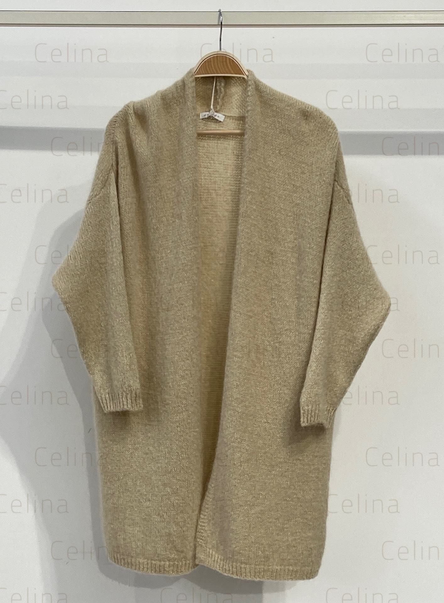 Cárdigan básico mohair