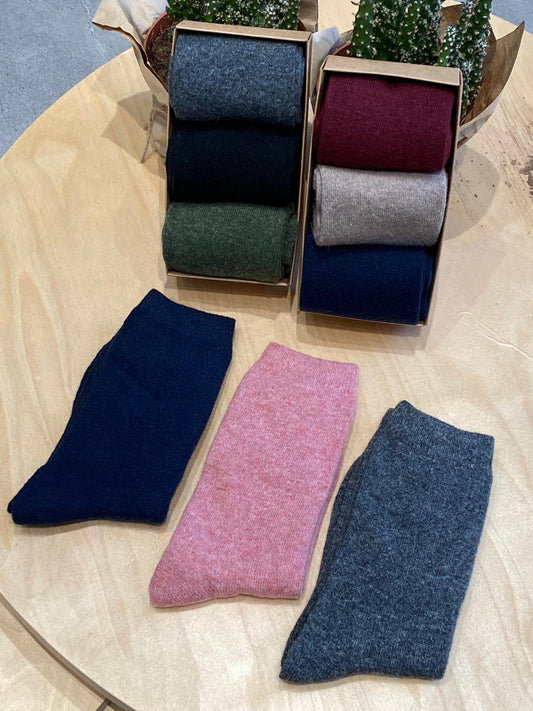 Calcetines largos pack de 3 - LISOS