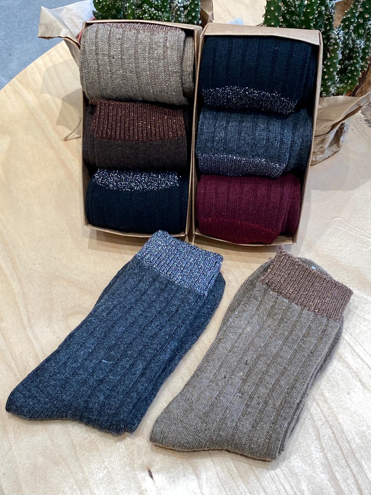 Calcetines largos pack de 3 - LÚREX