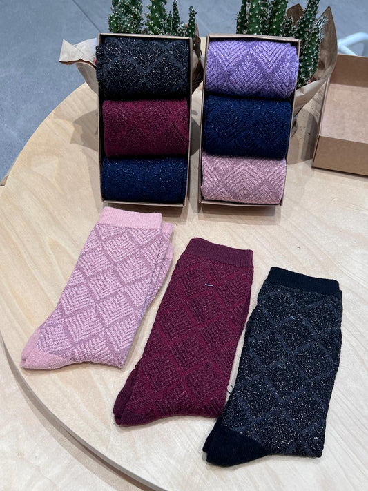 Calcetines largos pack de 3 - LÚREX