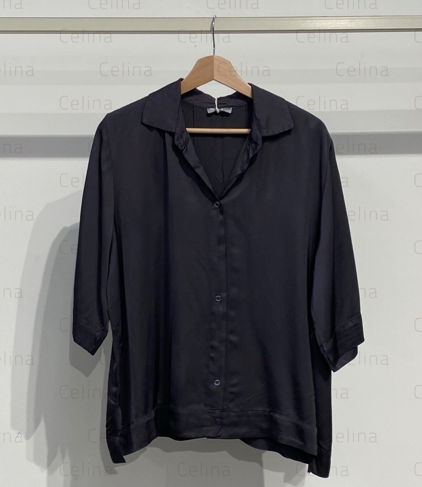 NIZA - CAMISA LISA SATINADA