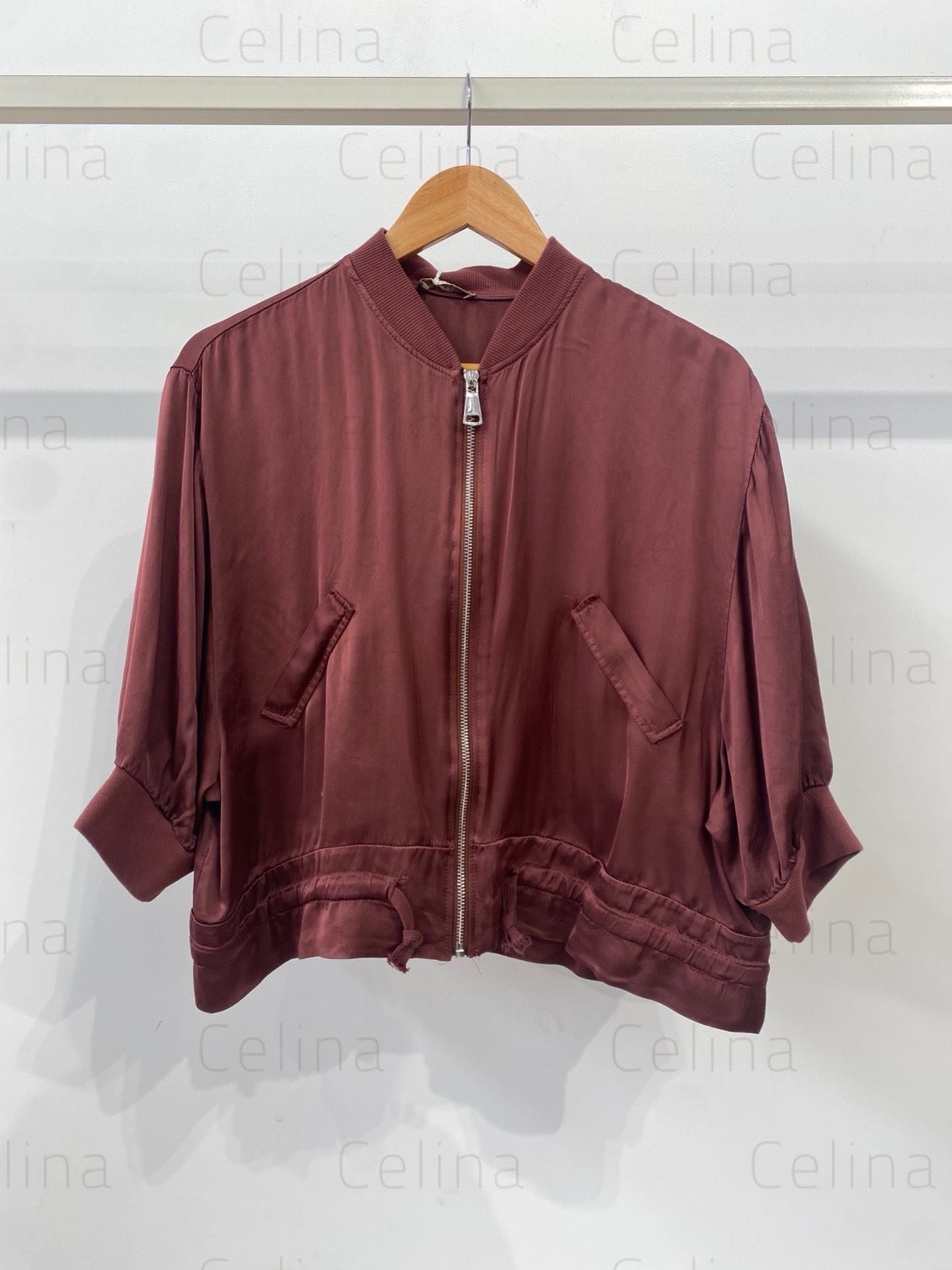 LYON - BOMBER LISO SATINADO