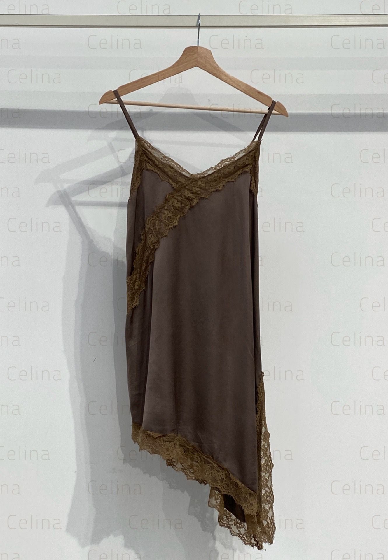 NANTES - VESTIDO ASIMÉTRICO SATINADO