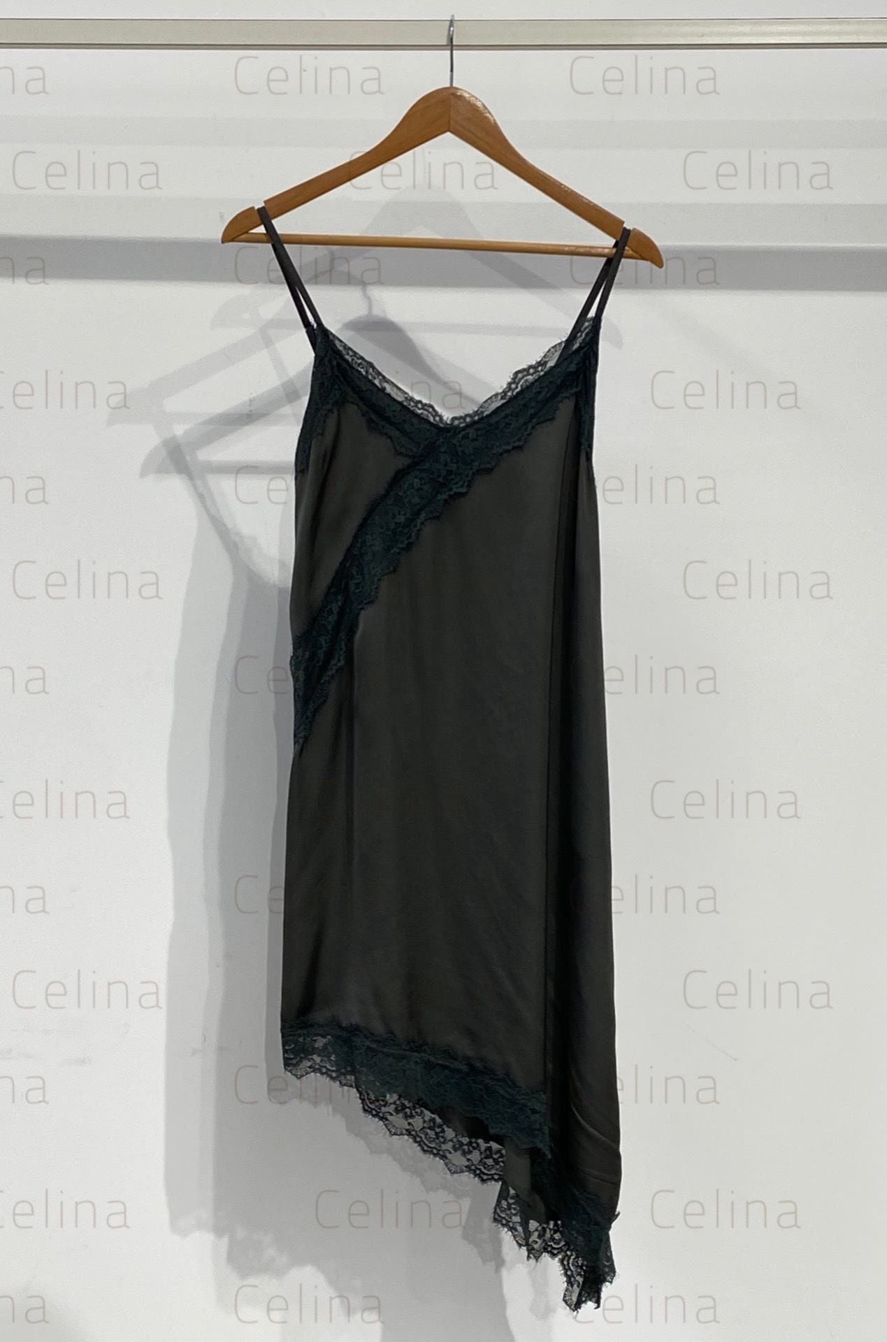 NANTES - VESTIDO ASIMÉTRICO SATINADO