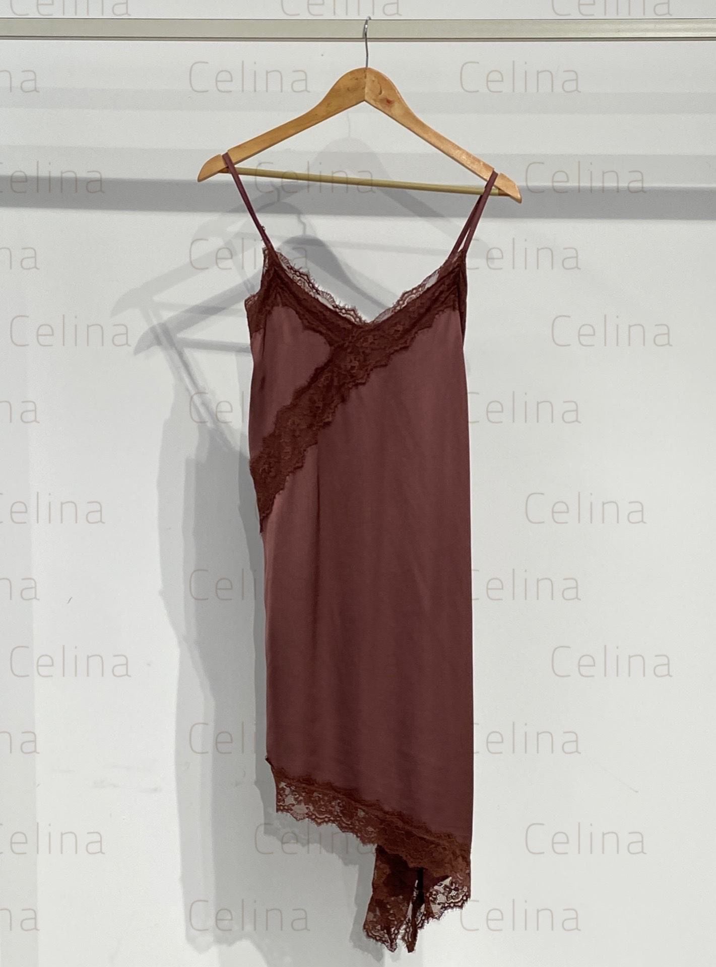 NANTES - VESTIDO ASIMÉTRICO SATINADO