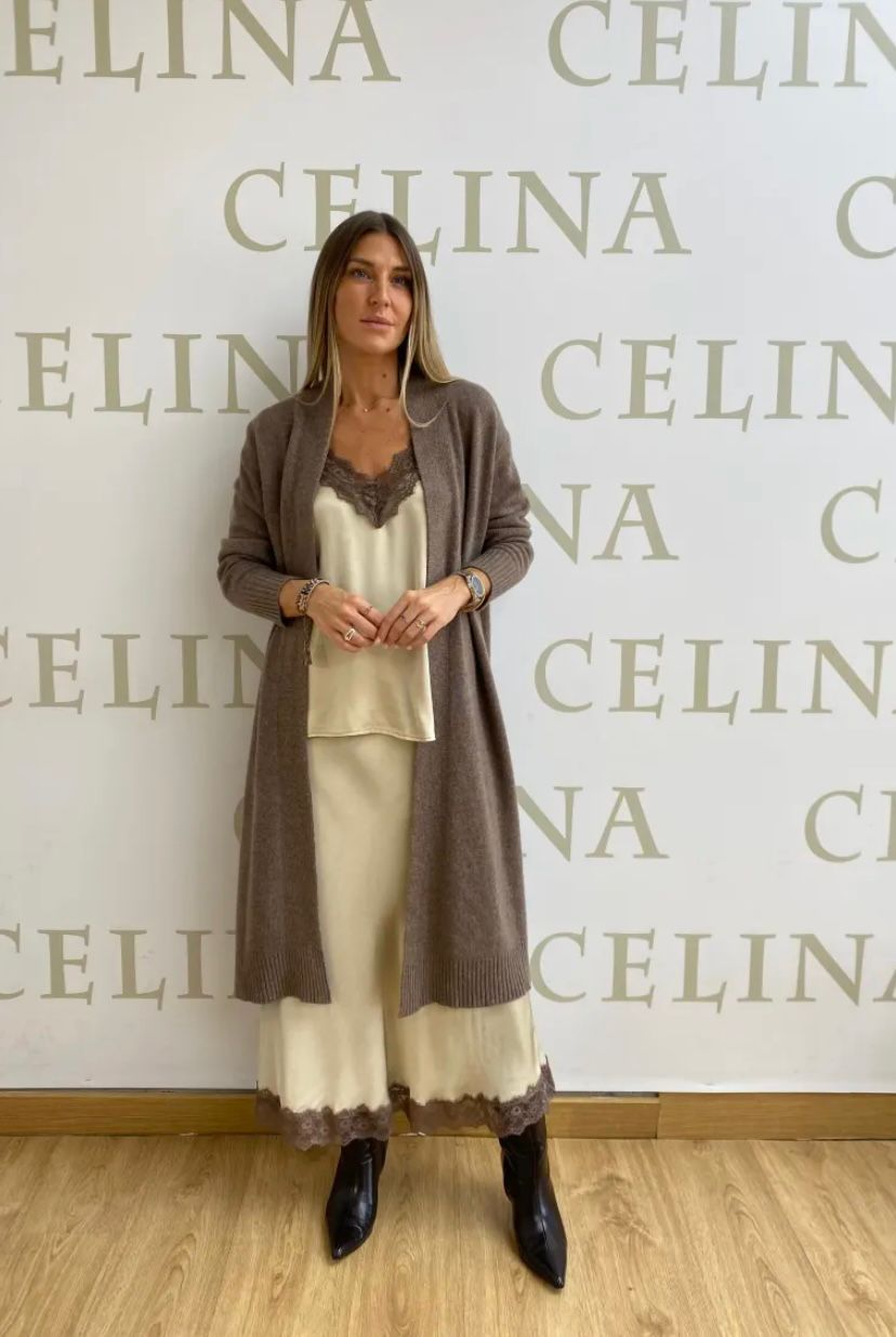 Cardigan punto cashmere