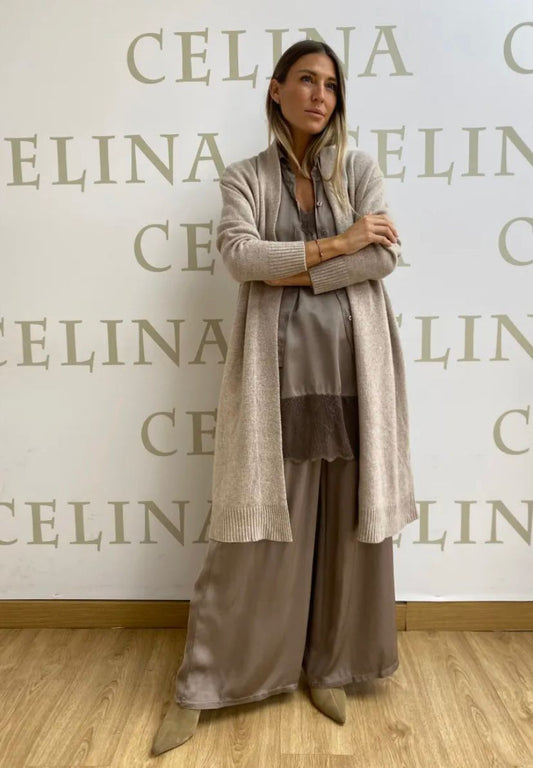 Cardigan punto cashmere