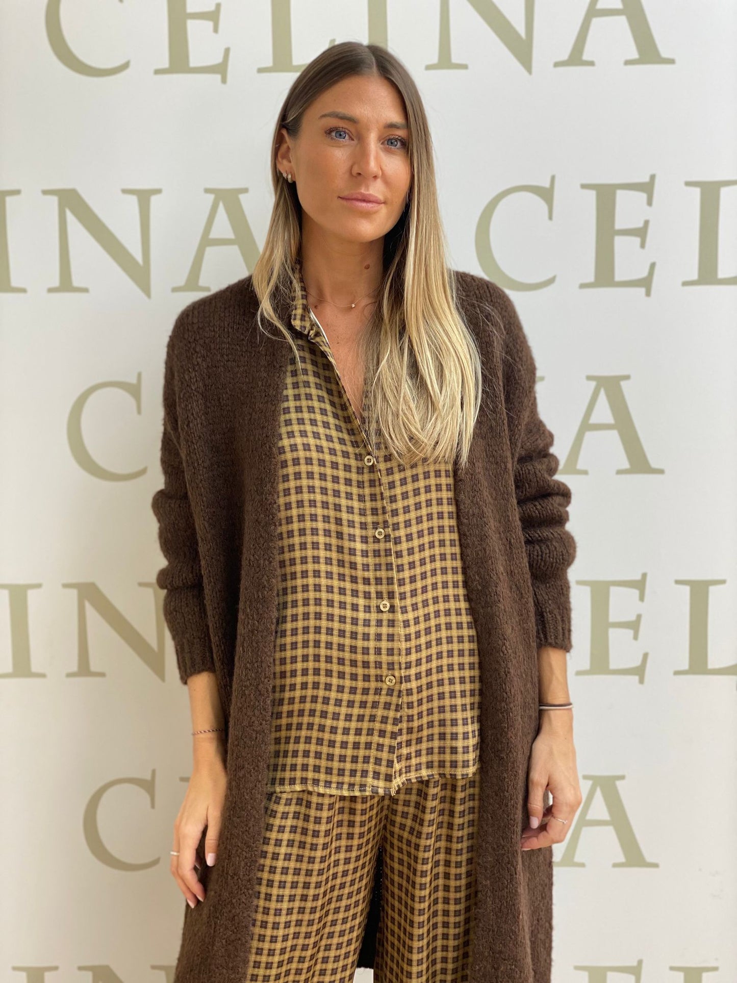 Cardigan punto básico