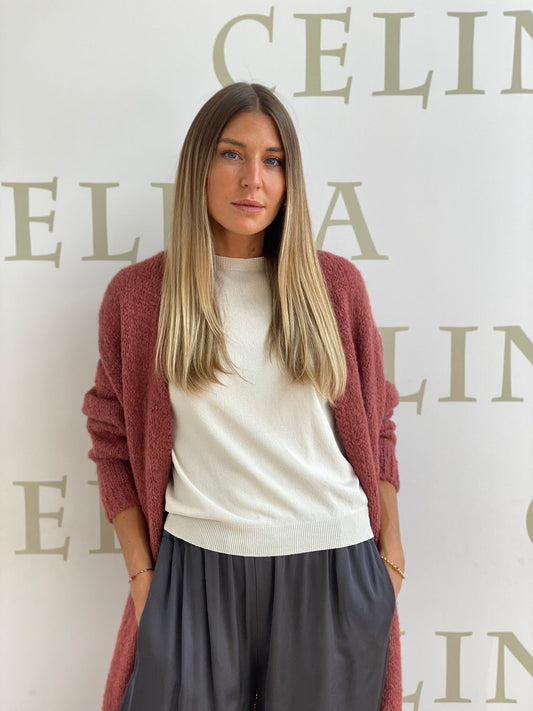 Cardigan punto básico