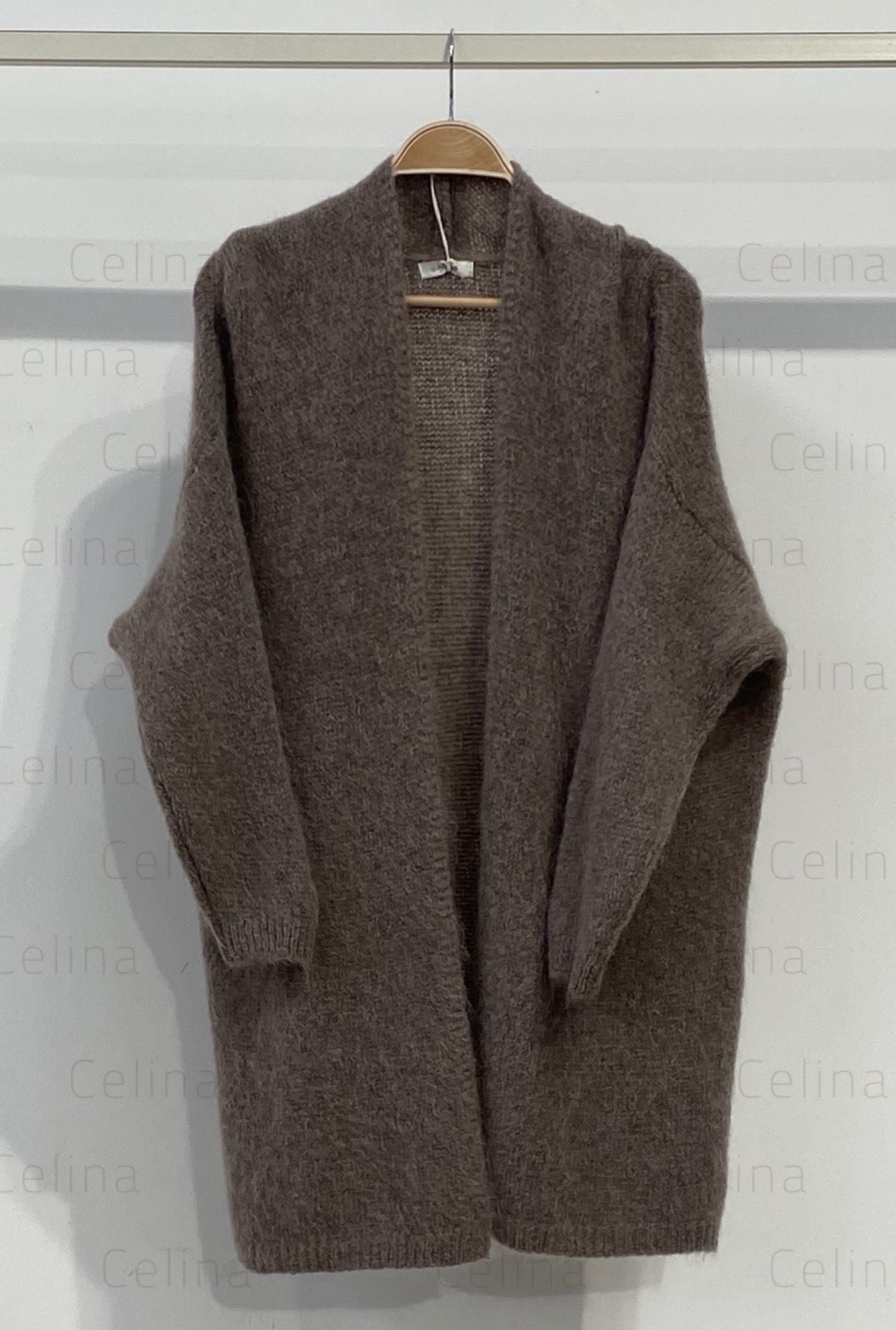 Cárdigan básico mohair