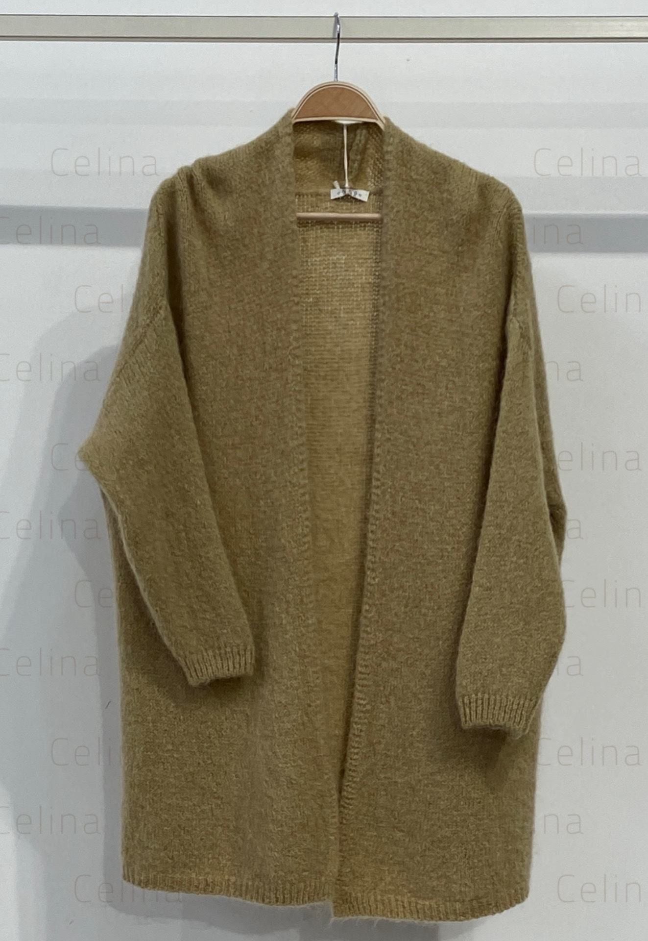 Cárdigan básico mohair