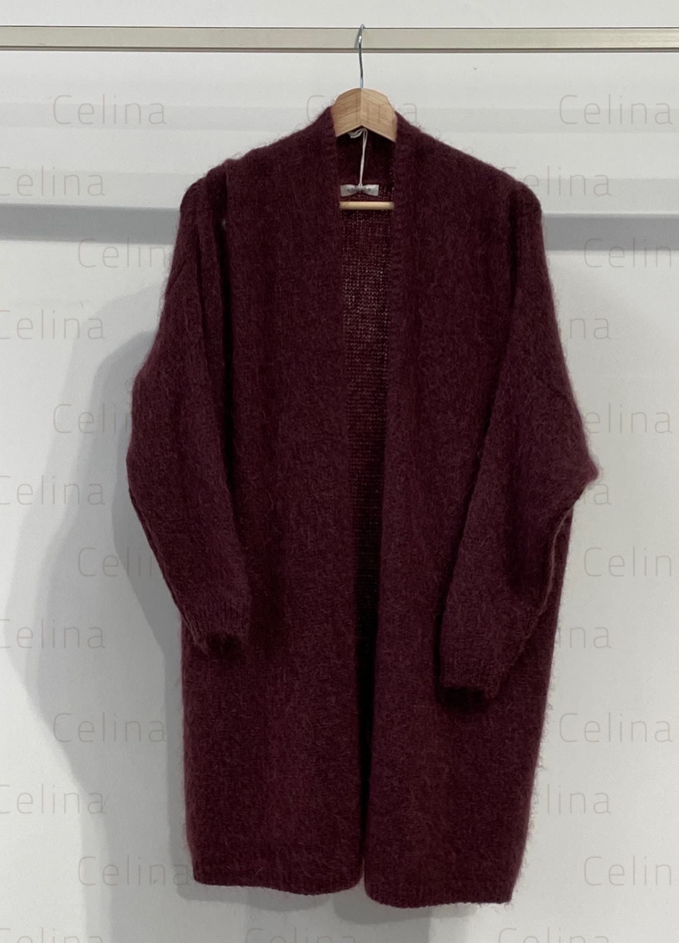 Cárdigan básico mohair