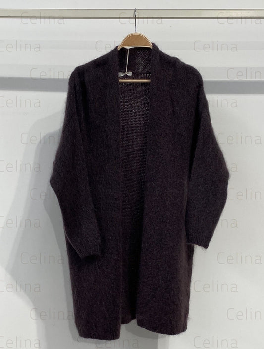 Cárdigan básico mohair