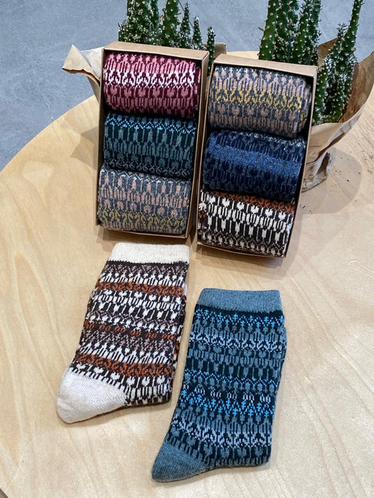 Calcetines largos pack de 3 - NAVIDEÑO